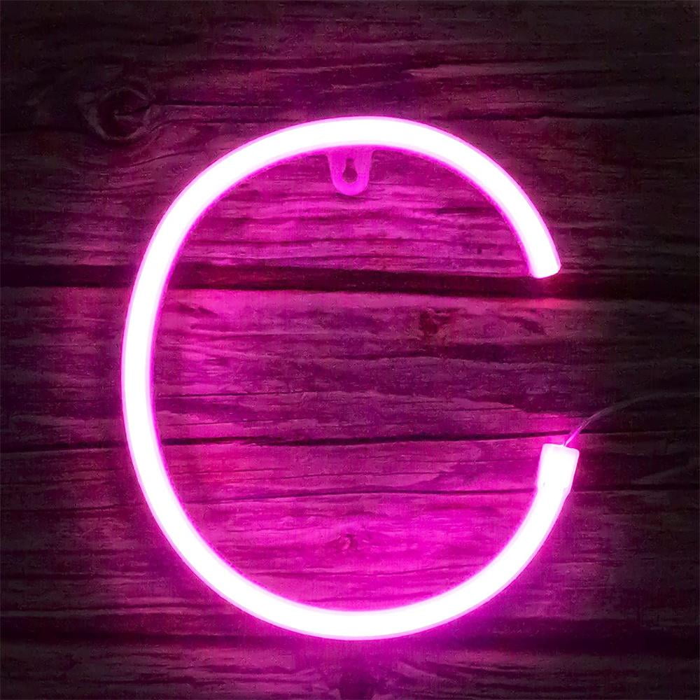 Coloody Light Up Letters Neon Signs Battery/USB Powered Letter Lights