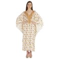 thumbnail image 5 of Moomaya Kimono Maxi Dress Printed Long Kaftan For Women Cover-Up Caftan Beach Resort Dress, 5 of 7