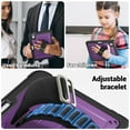 thumbnail image 5 of ELEHOLD Rugged Case For iPad Pro 11 Inch 2024,360 Rotating Stand Hand Strap Shoulder Strap Pencil Holder Full-Body Heavy Duty Shockproof Protective Case,Purple, 5 of 12