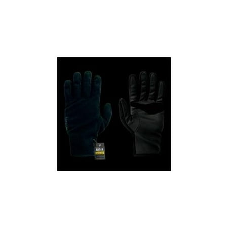 RapDom T19-PL-BLK-05 Fleece Shooting Glove, Black, 2X