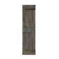 thumbnail image 3 of Islife K Style Series 24in.X 84in.Smoky Gray Finished DIY Solid Wood Sliding Barn Door Slab, 3 of 4