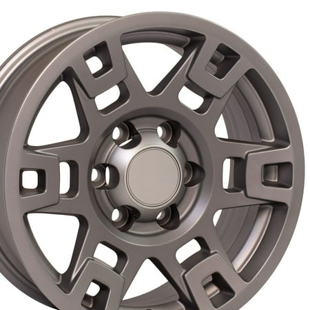 Fj Cruiser Turn Signal Cover OE Wheels 17 Inch Fits Toyota Tacoma Sequoia FJ Cruiser Tundra 4Runner Lexus GX HL450 TRD H Spoke Style TY16 Satin Graphite 17x7 Rim Hollander 75167 ()