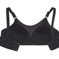 thumbnail image 4 of Women's Push Up Lace Bra - Underwire Padded Add 1 Cup, Full Coverage Plunge T-Shirt Bra, Comfort Lift Up for Everyday Use Black 42, 4 of 6
