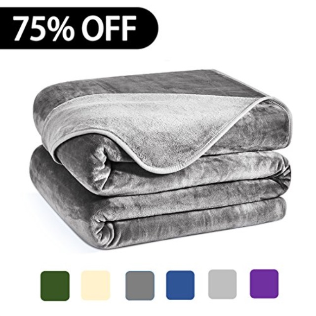 Charm Heart King Fleece Blanket,Warm Soft Blanket King Size Luxury