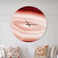 thumbnail image 2 of Designart 'Agate with Chalcedony Geological Crystal ' Modern wall clock, 2 of 6
