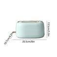 thumbnail image 3 of COFEST Wall-Mounted Spring Tissue Box Organizer for Living Room, No-Punch Wall Mount Tissue Dispenser with Stylish Design, Desktop Tissue Box Cover for Restroom and Office Spaces. Mint green, 3 of 6