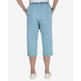 thumbnail image 5 of Alfred Dunner Womens Relaxed Denim Capri, 5 of 6