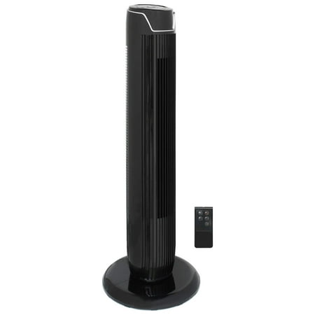 

HeSLehs SF-1536BK: Tower Fan with and Timer in Black