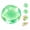 Green, variant on Slow Rising Squishy Stress Ball with Coconut Oil Design, 1 Pack 2.4 Inch Yellow, for Relaxation Squeeze Toy