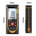 thumbnail image 4 of 50m Laser Distance Meter - Measuring Tool with Dual Spirit Level - Handheld Digital Laser Rangefinder, 4 of 4