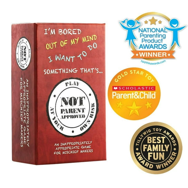Not Parent Approved: A Fun Card Game and Gift for Kids 8-12