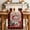 DarkRed, variant on Christmas Table Runner 48 Inches Long Farmhouse Dress Scarves, Winter Santa Claus Poinsettia Wooden Grain Dining Tablerunner for Coffee Table/Kitchen Island/Party Décor, 13" x 48"