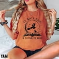thumbnail image 4 of Comfort Colors Halloween Witch Book Shirt: Reading Witch Library Gift, 4 of 5