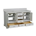 thumbnail image 6 of Harper 60" Double Bathroom Vanity with White Cabinet and Quartz Top, 6 of 8