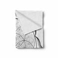 thumbnail image 2 of Mandala Soft Flannel Fleece Blanket, Monochrome Line Art Illustration Flower of Life Shapes Abstract Mandala Design, Cozy Plush for Indoor and Outdoor Use, 50" x 70", Black and White, by Ambesonne, 2 of 6