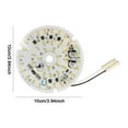 thumbnail image 2 of 3.94 Inch Led Ceiling Fan Light Kit 18W 1530LM Dimmable 3000K/4000K/6500K LED Ceiling Fan Light Kit, 2 of 10