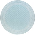 thumbnail image 3 of 8ft Round Water Resistant, Large Indoor Outdoor Rugs for Patios, Front Door Entry, Entryway, Deck, Porch, Balcony | Outside Area Rug for Patio | Aqua, Diamond | Size: 7'11'' Round, 3 of 6