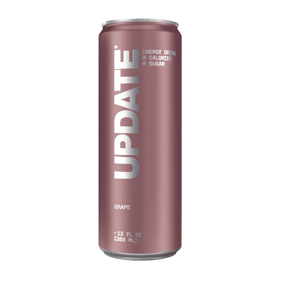 UPDATE Zero Sugar Energy Drink, Grape, 12 fl oz Can
