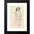 thumbnail image 2 of Karl Wiener 13x18 Black Modern Framed Museum Art Print Titled - Single Figure, 2 of 5