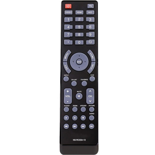 NS-RC03A-13 NSRC03A13 Replace Remote fit for Insignia LCD LED TV NS-42L260A13 NS-46L240A13 NS-42E440A13 46E480A13 NS-32L120A13 NS-42E470A13 NS-D150A13 ; NS-29L120A13 NS-42E480A13