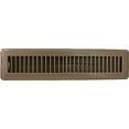 thumbnail image 1 of Hartford Ventilation Floor Register Vent 2” X 14” - Heavy Duty Walkable Heat Vent - Premium Finish - Easy Adjust Air Supply Lever - All Steel Construction 2 inch by 14 Inch Floor Vent Cover (1, Brown), 1 of 4