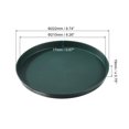 thumbnail image 2 of REGALWOVEN Restaurant Serving Trays, Round Non-Slip Food Service Tray for Bars, Cafes, and Home Use Dark Green, 2 of 6