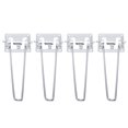 thumbnail image 1 of 4Pcs Table Legs Practical Table Feet Home Table Computer Desk Legs (Silver), 1 of 7