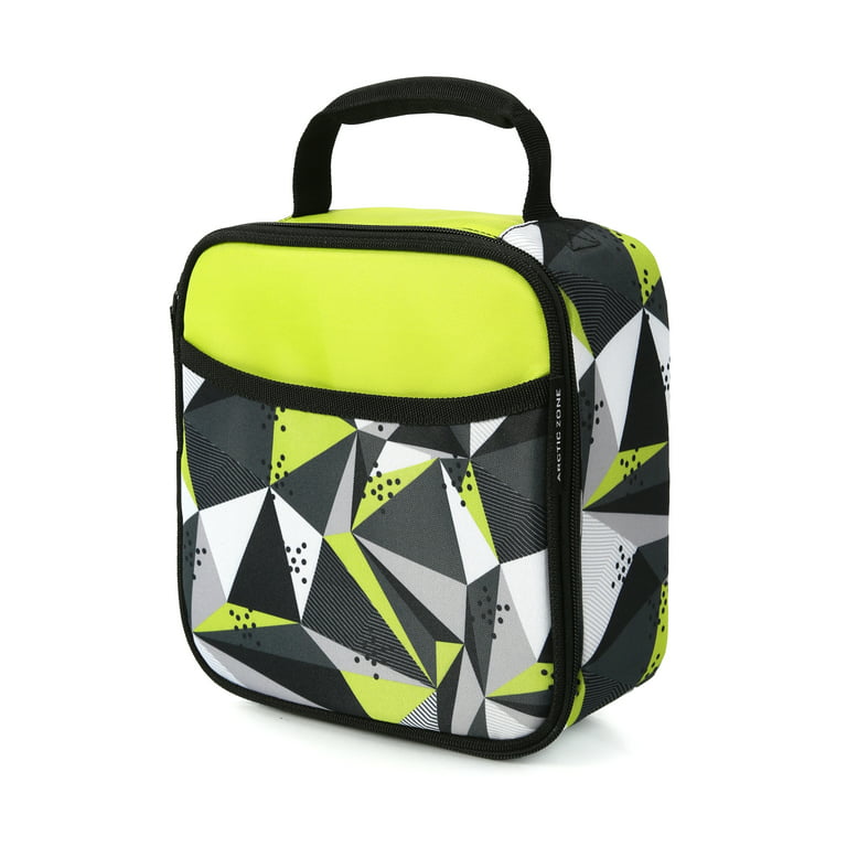 Zone Reusable Lunch Combo Kit with Accessories, Green Geometric Shapes - Walmart.com