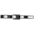 thumbnail image 5 of Nuvo Lighting Jenkins 32 Inch 4 Light LED Vanity Matte Black with Frosted Glass, 5 of 5