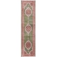 thumbnail image 1 of Floral Medallion Distressed Oriental Green Area Rug, 1 of 5
