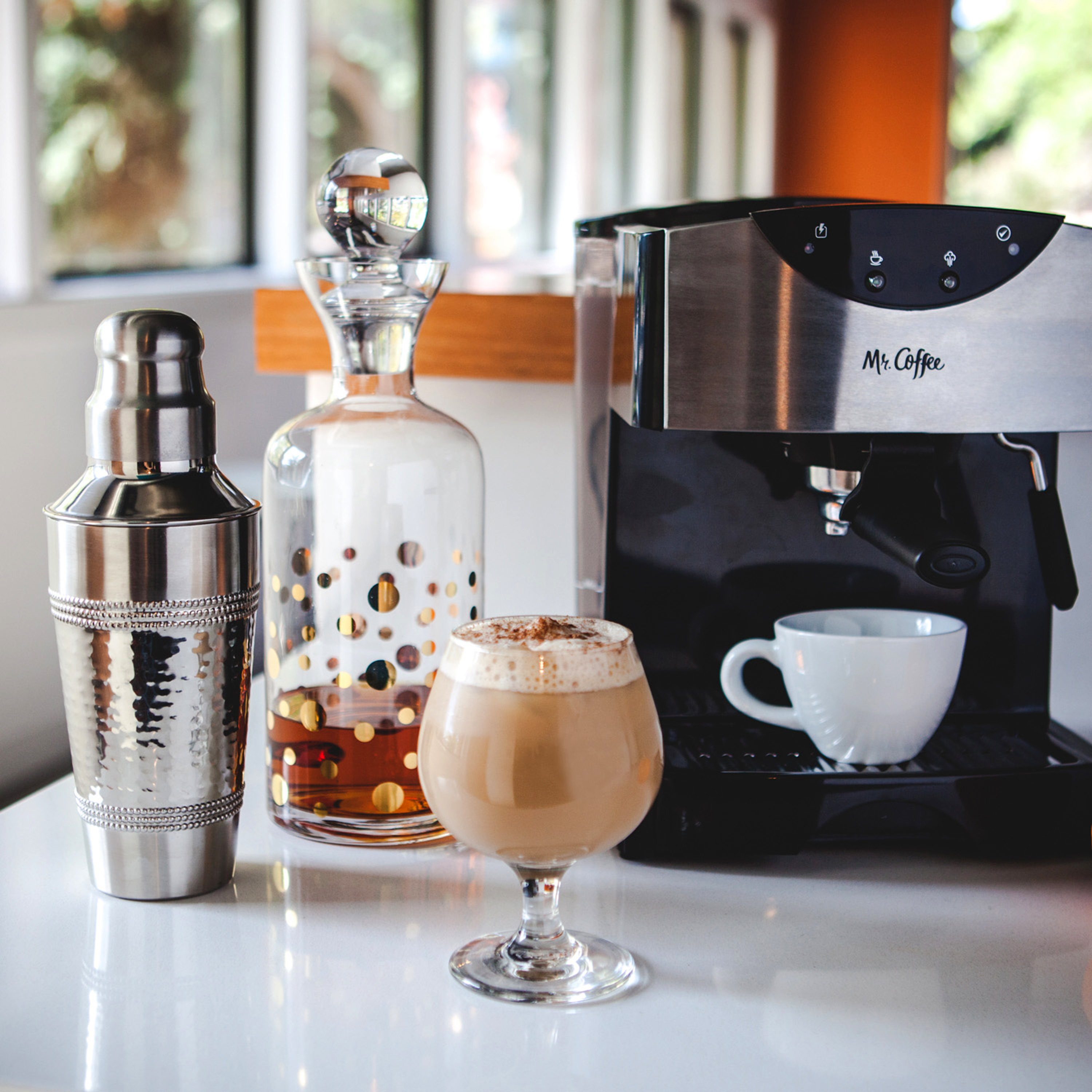 Mr. Coffee 2 Shot Pump Espresso & Cappuccino Maker, Black - image 7 of 8