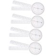 thumbnail image 4 of KAKOWELY 4Pcs Goniometer Protractor Ruler Occupational Home Ruler Practical Angle Ruler Clear Ruler,8.07"X3.15"X0.08", 4 of 4