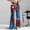 Blue, variant on 250Th Anniversary 4Th of July Womens Pants, Red White and Blue Patriotic Pants, Comfortable Casual Womens Pants, Stylish Summer Pants for Family Celebration Wine Size: L