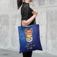 thumbnail image 4 of Autism Awareness Papillon Accept Understand Love All Over Print 3D Canvas Tote Bag Pap Butterfly Dog Lover Reusable Handbag - 12003, 4 of 5