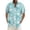 Sky Blue, variant on Casual Short Sleeve Button Down Shirt Men's Easter Digital 3D Print Top Green L