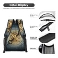 thumbnail image 4 of Honeii Vintage Compass Print Backpack for School,15.6 inch Laptop Back Pack for High School and College Students, Waterproof Computer Bookbag-One Size, 4 of 6