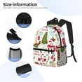 thumbnail image 3 of Fotbe Snowflakes Santa Claus Mochila Ligera Casual para Laptop para Hombres y Mujeres, Mochila Impermeable de Uso Diario, Mochila para Universidad, 3 of 6