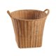 thumbnail image 1 of Cesta de flores tejida, cesta de flores decorativa, cesta de almacenamiento de artículos diversos con asas, 1 of 7
