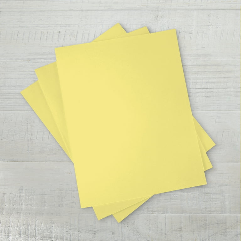 Pen + Gear Yellow Copy Paper, 30% Recycled, 8.5 x 11, 20 lb, 100