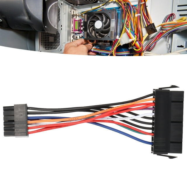 Conector De Arnés De Cableado, Conductor De Cobre De Conductividad Fuerte, 15 Cm, Cable De Alimentación De 24 Pines A 14 Pines Para Placa Base