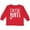Red, variant on Inktastic Cincinnati, Ohio Distressed Font Boys or Girls Long Sleeve Toddler T-Shirt