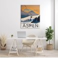thumbnail image 2 of Stupell Industries Aspen Snow Slopes Mountain Graphic Art Gallery Wrapped Canvas Print Wall Art, Design by Ziwei Li, 2 of 7