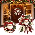 thumbnail image 2 of Clearance ！Christmas DIY Kit, Quilted Door Hanger, A 1PC Christmas Quilted Wreath Kit, DIY Craft for Holiday Door Decor, 2 of 5