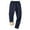 22#Blue, variant on Ftwytp Men's Fleece Casual Cotton Joggers Winter Warm Thermal Cargo Trousers Elasticated Waist Sports Jogging Bottoms Gym Pants Outdoor Running Workout Tracksuit Bottoms
