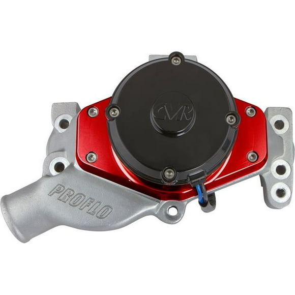 CVR Pompe à Eau Électrique Performance 7550R 60GPM pour Petit Bloc Chevrolet - Rouge