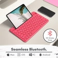 Macally Wireless Keyboard for Tablet and Phone - Multi Device Bluetooth ...