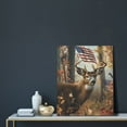 thumbnail image 5 of Sikiie American Wildlife Deer Forest Print Canvas Decorative Hanging Painting, Anti-shrinkage Hanging Frame, Suitable for Home, Office Wall Decorations, 5 of 6