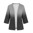thumbnail image 5 of BXINGOHAI Cardigan Sweaters for Women Lightweight Long Sleeve Open Front Cardigan Black,M, 5 of 5