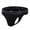 1Pack:Black, variant on Mens Sexy G String Bulge Pouch Breathable Lightweight Thong Black XL