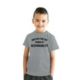 thumbnail image 4 of Youth Another Fine Day Ruined By Responsibility T Shirt Funny Adulting Obligation Joke Tee for Kids, 4 of 8